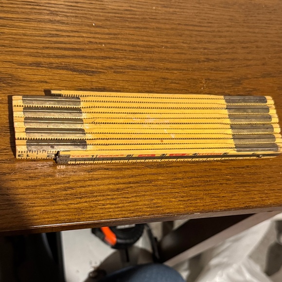 Yellow Folding Ruler - Picture 2 of 6